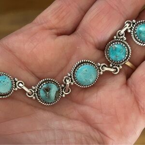 Whitewater Turquoise Sterling Bracelet